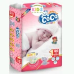 Coco Baby Diapers Size Newborn (NB) Economy Pack (50 Pcs)