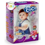 Coco Baby Diapers Size 5 Extra Large (XL) Jumbo Pack (56 Pcs)