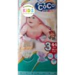 Coco Baby Diapers Size 3 Medium (M) Economy Pack (44 Pcs)