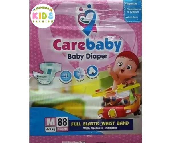 Carebaby Diapers Size 3 Medium (M) Jumbo Pack (88 Pcs)