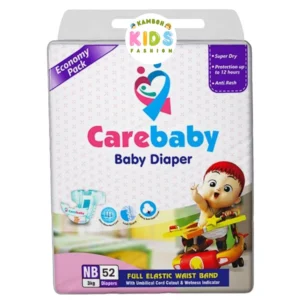 Carebaby Diapers Size NB (Newborn) (52 Pcs)