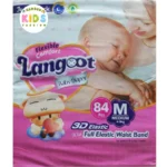 Langoot Babay Diapers Size 3 Medium (M) Jumbo Pack (84 Pcs)