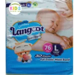 Langoot Babay Diapers Size 4 Large (L) Jumbo Pack (76 Pcs)