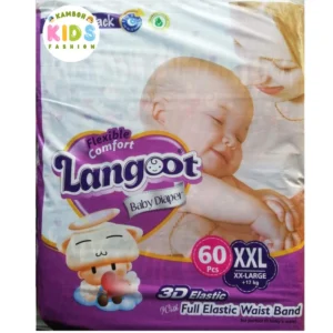 Langoot Babay Diapers Size 6 (XXL) Jumbo Pack (60 Pcs)