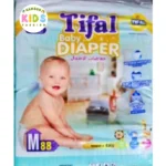 Tifal Baby Diapers Size 3 Medium (M) Jumbo Pack (88 Pcs)