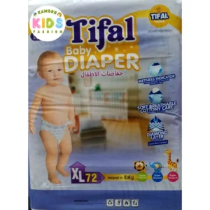 Tifal Baby Diapers Size 5 Extra Large (XL) Jumbo Pack (72 Pcs)